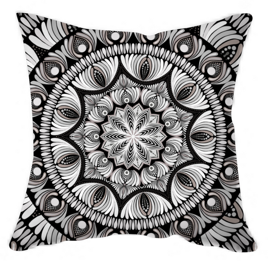 Monochrome Mystery Cushion